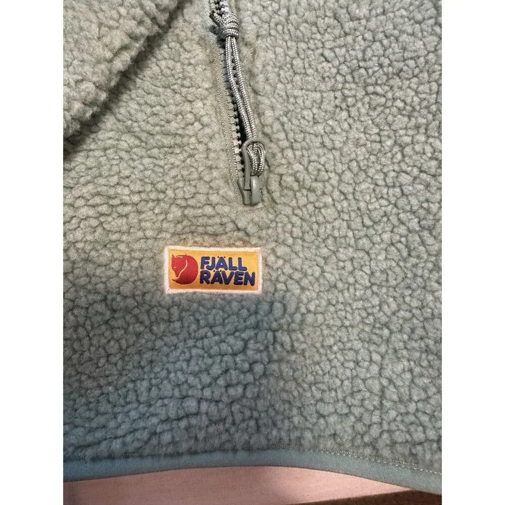 Fjallraven Vardag Pile Fleece Jacket Women’s XL Mint Green Full Zip NWOT
